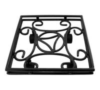 Square Heavy Duty Pot Caddy - Black / 15in / 1