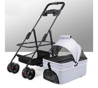Garden Pride Pet Stroller Grey For Small Pet