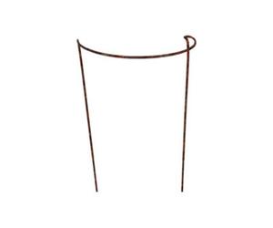 Garden Pride Rusty Bow Plant Supports - Small - Raw Steel Designed To Rust - Pack Of 4