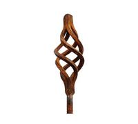 Garden Pride Rusty Metal Spiral Garden Stake - Large - Pack Of 3 - Raw Steel Designed To Rust