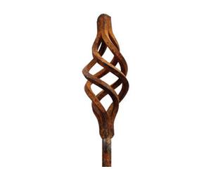 Garden Pride Rusty Metal Spiral Garden Stake - Large - Pack Of 3 - Raw Steel Designed To Rust