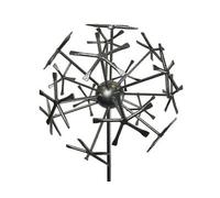 Garden Pride Silver Dandelion Decorative Stake - Small