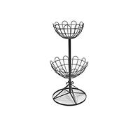 Two Tier Jardiniere - Black