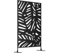 Garden Privacy Screen Metal Freestanding Decorative Outdoor Trellis Panel 6.5ft