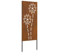 Garden Privacy Screen Weathering Steel Partition Outdoor Decor Modern vidaXL
