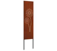 Garden Privacy Screen Weathering Steel Partition Outdoor Decor Modern vidaXL