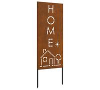 vidaXL Garden Privacy Screen Rusty 50 x 140 cm Weathering Steel