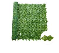 Garden Privacy Screening 50X100cm Artificial Flowers Leaves Fence Removable Outdoor Garden Decoration Hedge Privacy Protection Green Leaf Flower Wall(Light Green Grape)