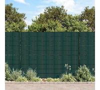 Garden Privacy Screens 4 pcs PVC 35x0.19 m Matte Green