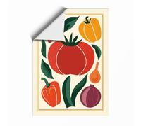 Garden Produce Graphic Unframed Wall Art Print A3 (42×29.7cm), Wall Decor for Living Room, Bedroom, Office & Home, Art Gift