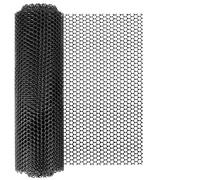 Garden Protection Net Fence Safety Netting Breeding Net Isolation Equipment Protection Child Cat Pet Chicken Plastic Mesh for Poultry Pet Chicken Fence(Black,50X600CM)