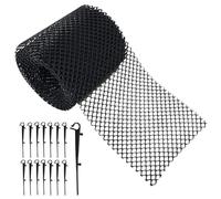 Garden Protective Wire Mesh and Moat with Mesh Barrier | Multi-Purpose Drainage Net with Quick Installation for Aisles and Farm Lessons | Drainage Ditch Rink -