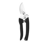 Garden Pruning Shears, Stainless Steel Floral Scissors, Hand Pruner for Cutting Flowers, Trimming Plants, Picking Fruits(Black Elbow)
