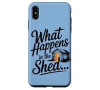 Garden Pub What Happens In The Shed Bar Case for iPhone XS Max