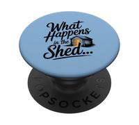 Garden Pub What Happens In The Shed Bar PopSockets Adhesive PopGrip