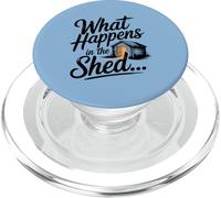 Garden Pub What Happens In The Shed Bar PopSockets PopGrip for MagSafe