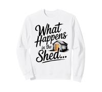 Garden Pub What Happens In The Shed Bar Sweatshirt