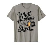 Garden Pub What Happens in The Shed Bar T-Shirt