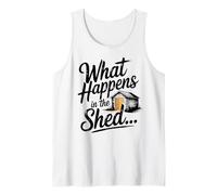 Garden Pub What Happens in The Shed Bar Tank Top