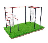 Garden Pull Up Bar Dip Station Monkey Bars Heavy Duty Outdoor Gym Training Set