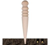 Garden Puncher - Garden Tools Hand Dibber | Hand Tools Gardening Dibbers, Wooden Plant Dibber, Small Seed Dibber Tool, Plant and Seed Dibbers for Transplanting Plants, Gardening, Planting