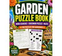 Garden Puzzle Book: Word Searches, Crossword Puzzles & Mazes for Gardeners