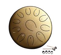 Garden Rain Drum, 11 Notes, 14.4 cm Chakra Rain Drum, Steel Tongue Drum, Rain Bell, Musical Instrument, Creates a Peaceful and Charming Atmosphere in the Garden