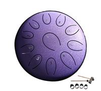Garden Rain Drum, 11 Notes, 14.4 cm Chakra Rain Drum, Steel Tongue Drum, Rain Bell, Musical Instrument, Creates a Peaceful and Charming Atmosphere in the Garden