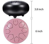 Garden Rain Drum, 8-Tone 6-Inch Outdoor Steel Tongue Drum, Suitable for Creating a Tranquil and Charming Atmosphere in the Garden