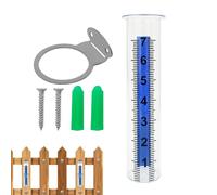 Garden Rain Gauge | Precision Rain Measure Tool | Weatherproof Rainfall Gauge for Fence Yard Patio Lawn Farm Deck Outdoors
