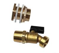 Garden Rain Water Diverter Kit with Spigot and Bulkhead Fitting, Effective Collection System for Irrigation, Leak-Proof Seal, Simple Downspout Adapter Setup, Customisable for Different Sizes