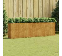 Garden Raised Bed 280x40x80 cm Rust Corten Steel Heavy Duty Planter Outdoor XL