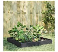 Garden Raised Bed Anthracite Steel 100x100x26cm Open Bottom Easy Assemble Metal
