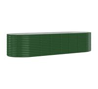 Garden Planter Patio Flower Pot Raised Garden Bed Powder-coated Steel vidaXL