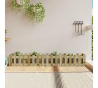 Garden Raised Bed Natural Impregnated Pine 200x30x30cm Outdoor XL Large Planter