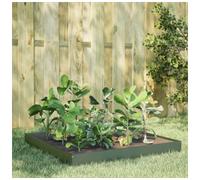 Garden Raised Bed Olive Green Steel 100x100x18.5cm Open Bottom Planter Veg/Herb