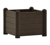 vidaXL Garden Raised Bed PP Anthracite Outdoor Planter Planting Plant Box