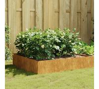 Garden Raised Bed Outdoor Planter Pot Flower Box Patio Flower Pot Steel vidaXL