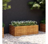 Garden Raised Bed Outdoor Planter Pot Patio Flower Bed Corten Steel vidaXL