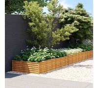 Garden Raised Bed Outdoor Planter Pot Patio Flower Bed Corten Steel vidaXL