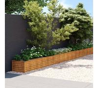 Garden Raised Bed Outdoor Planter Pot Patio Flower Bed Corten Steel vidaXL