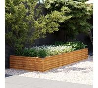 Garden Raised Bed Outdoor Planter Pot Patio Flower Bed Corten Steel vidaXL