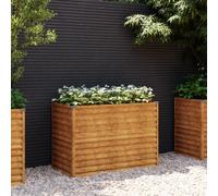 Garden Raised Bed Outdoor Planter Pot Patio Flower Bed Corten Steel vidaXL