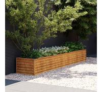 Garden Raised Bed Outdoor Planter Pot Patio Flower Bed Corten Steel vidaXL