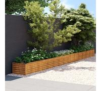 Garden Raised Bed Outdoor Planter Pot Patio Flower Bed Corten Steel vidaXL