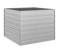Garden Raised Bed Patio Outdoor Planter Flower Box Galvanized Steel vidaXL