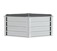 Garden Raised Bed Patio Planter Pot Outdoor Flower Box Galvanised Steel vidaXL