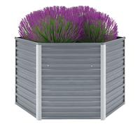Garden Raised Bed Patio Planter Pot Outdoor Flower Box Galvanised Steel vidaXL