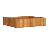 Garden Raised Bed Planter Outdoor Flower Box Herb Solid Acacia Wood vidaXL