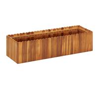Garden Raised Bed Planter Outdoor Flower Box Herb Solid Acacia Wood vidaXL